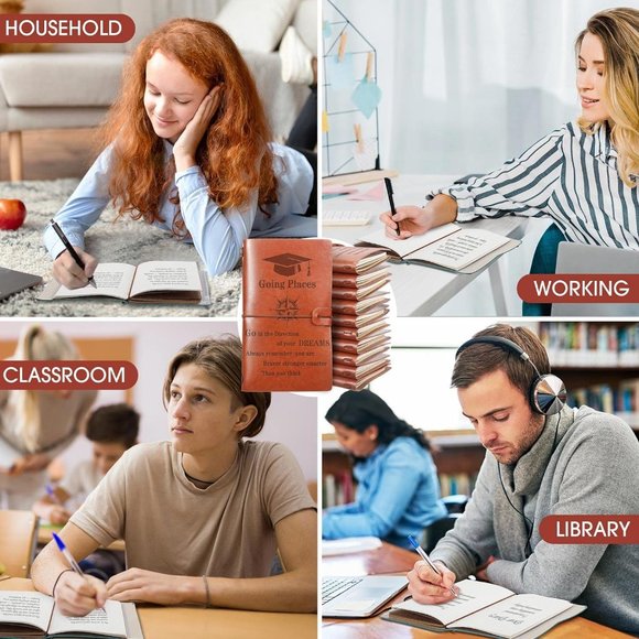 $10 Brown Faux Leather Journal: Your Perfect Companion for Thoughts and Ideas - Picture 4 of 4